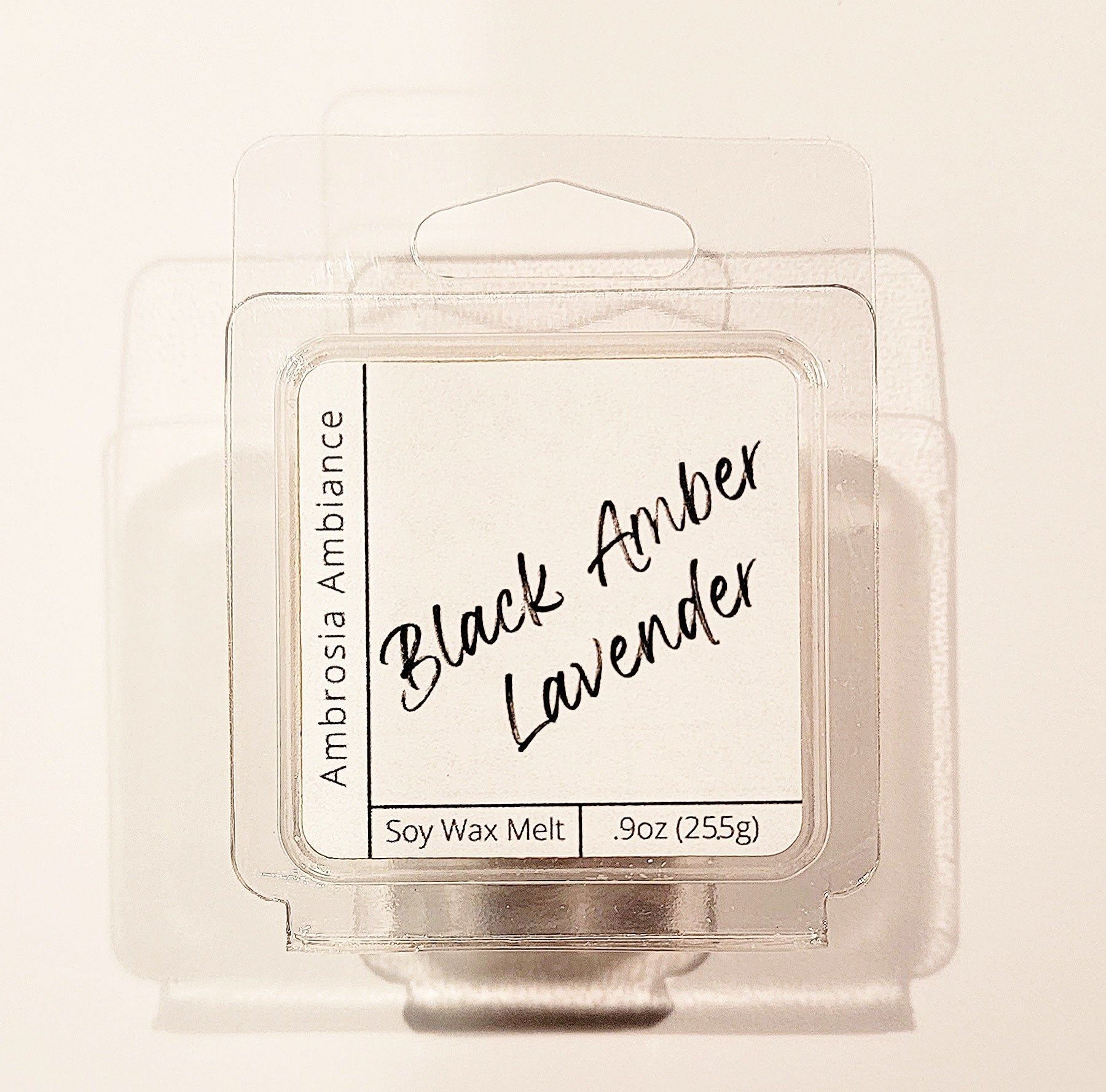 Black Amber Lavender | Soy Wax Melt