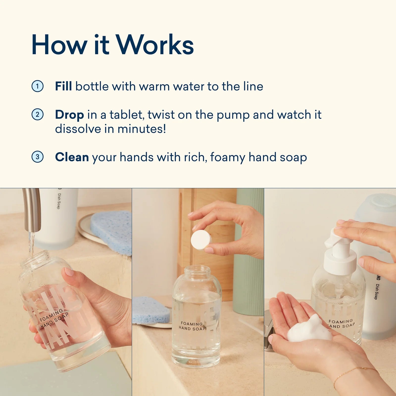 Hand Soap Tablet Refills (5 tablets)