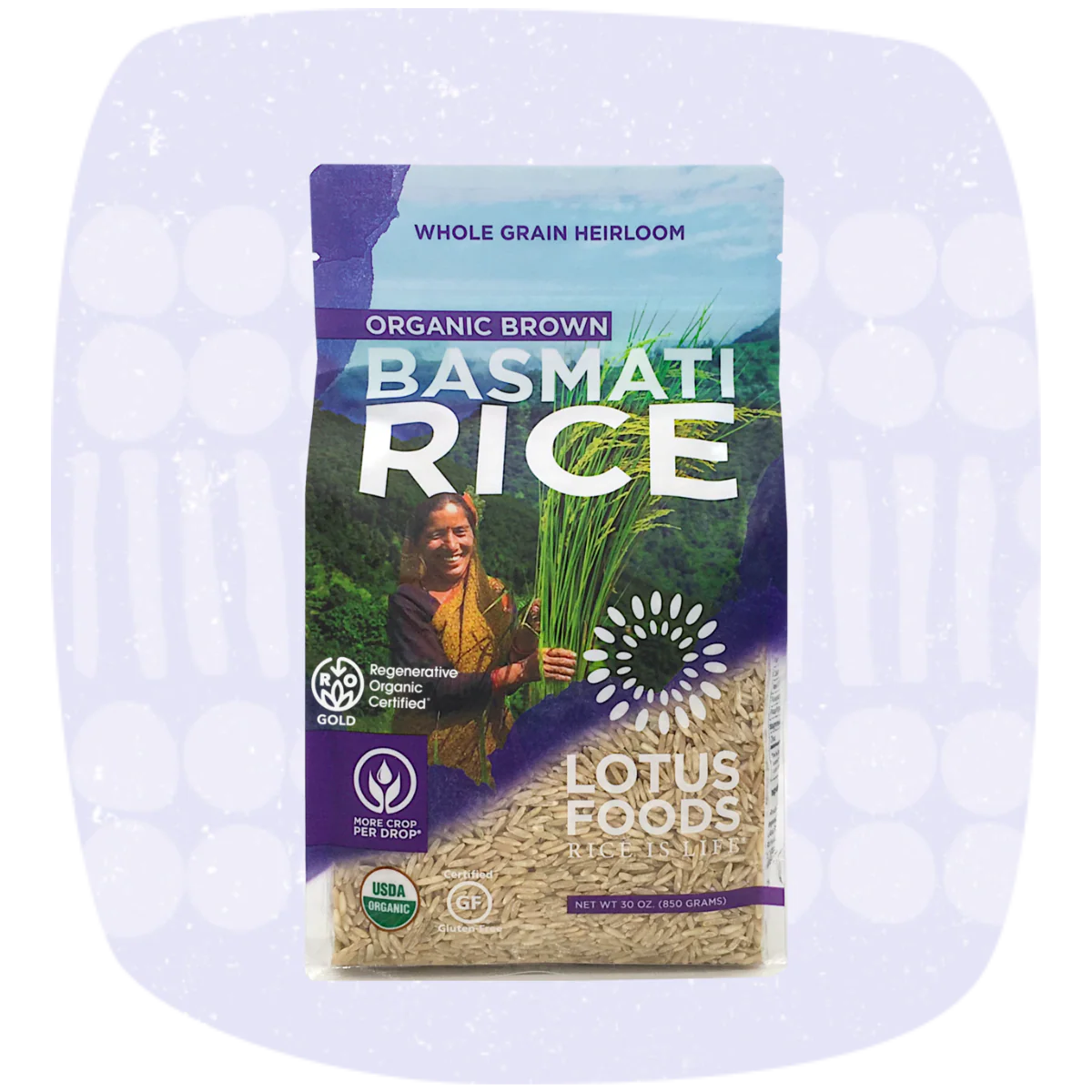 Regenerative Organic Brown Basmati Rice