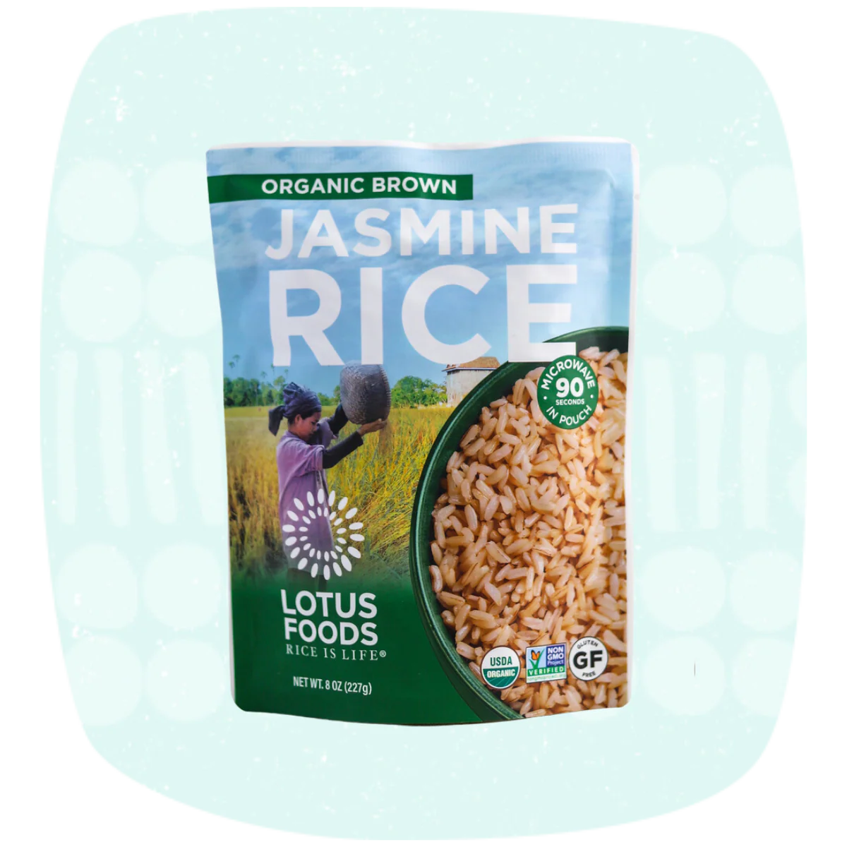 Organic Brown Jasmine Rice Heat & Eat Pouch