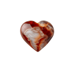 Carnelian Heart Crystal — Root & Sacral Chakra
