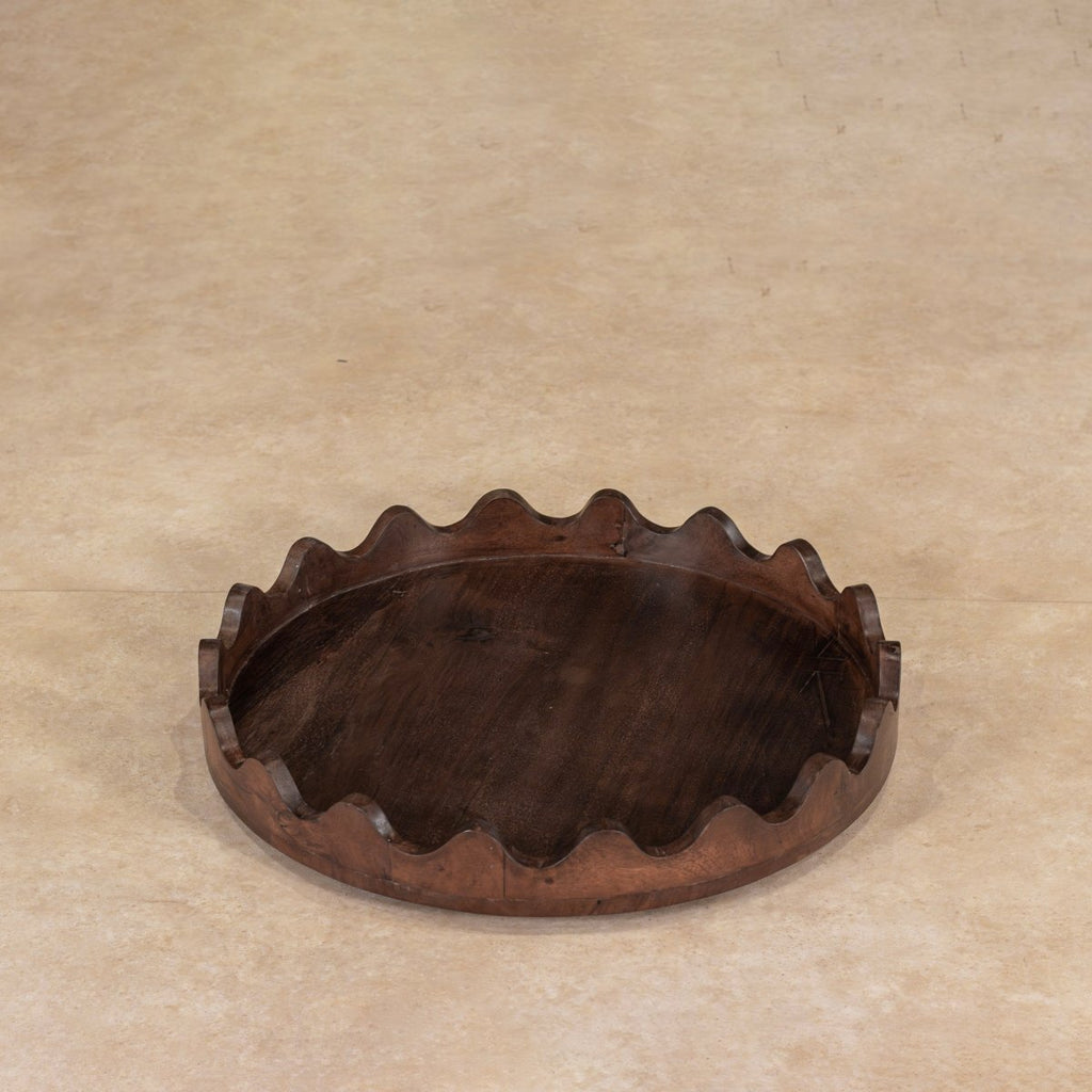 Carved Edge Serving Platter