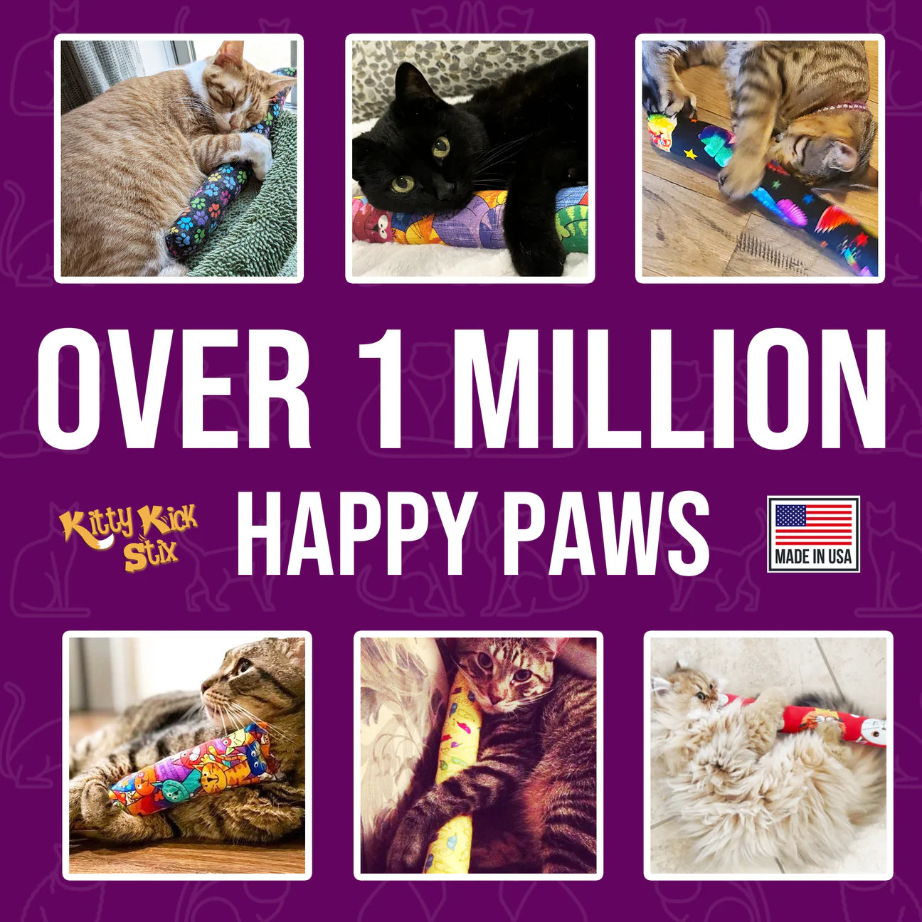 15" Kick Stix Organic Catnip Cat Toy