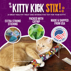 15" Kick Stix Organic Catnip Cat Toy