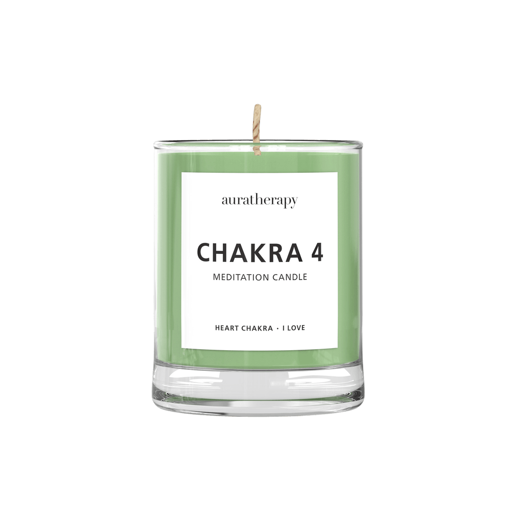 Chakra 4 Meditation Candle