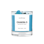 Chakra 5 Lapis Lazuli Gemstone Candle