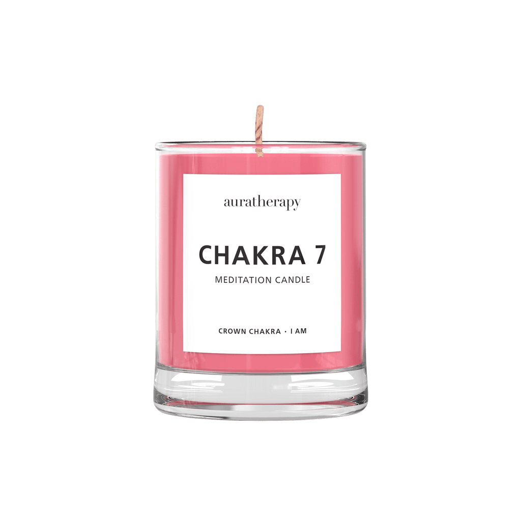 Chakra 7 Meditation Candle