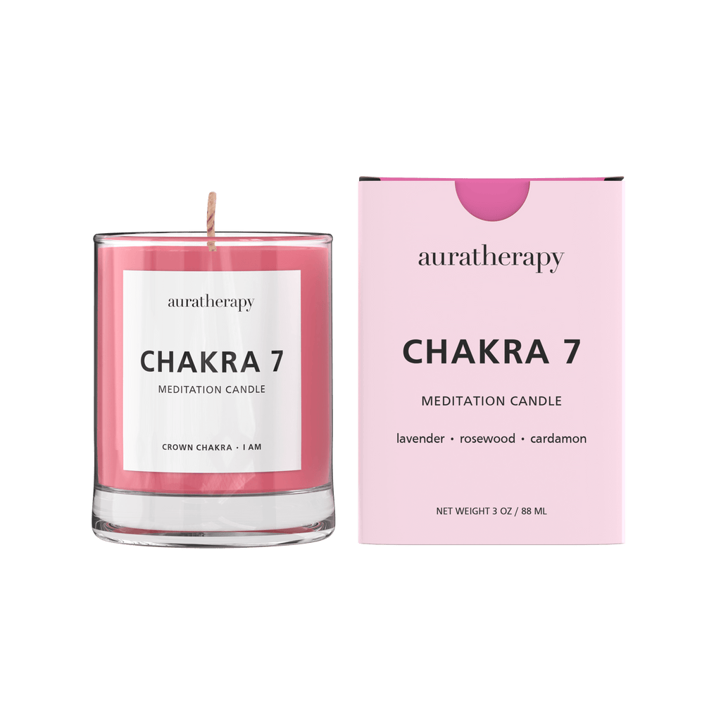 Chakra 7 Meditation Candle