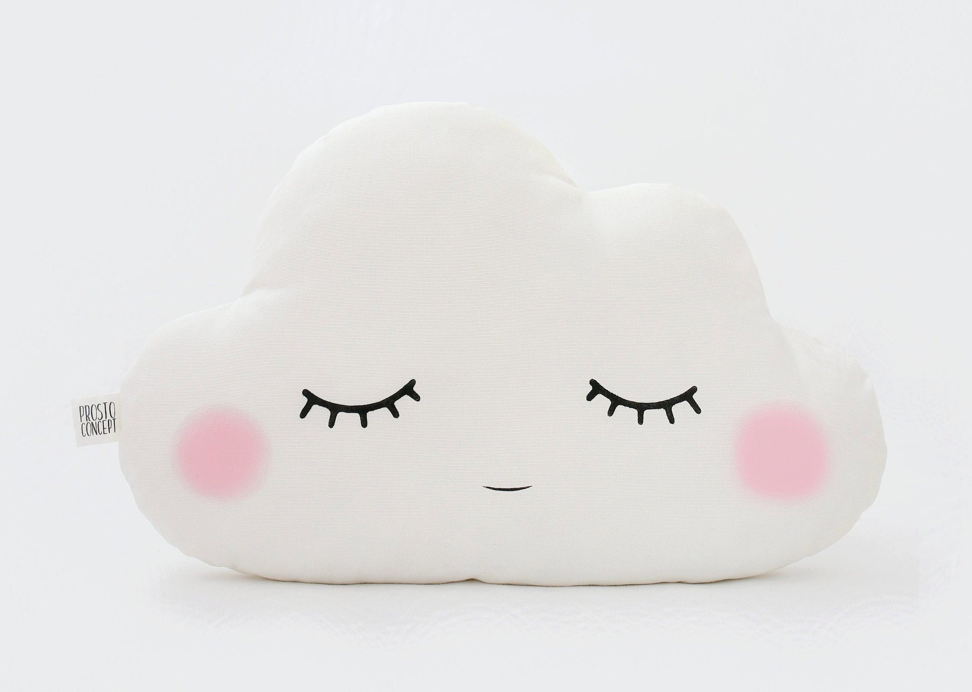 Cloud Pillow (9 colors) with Pink Cheeks