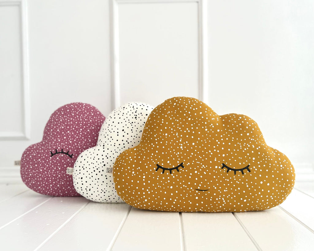 Cloud Pillow With Dots