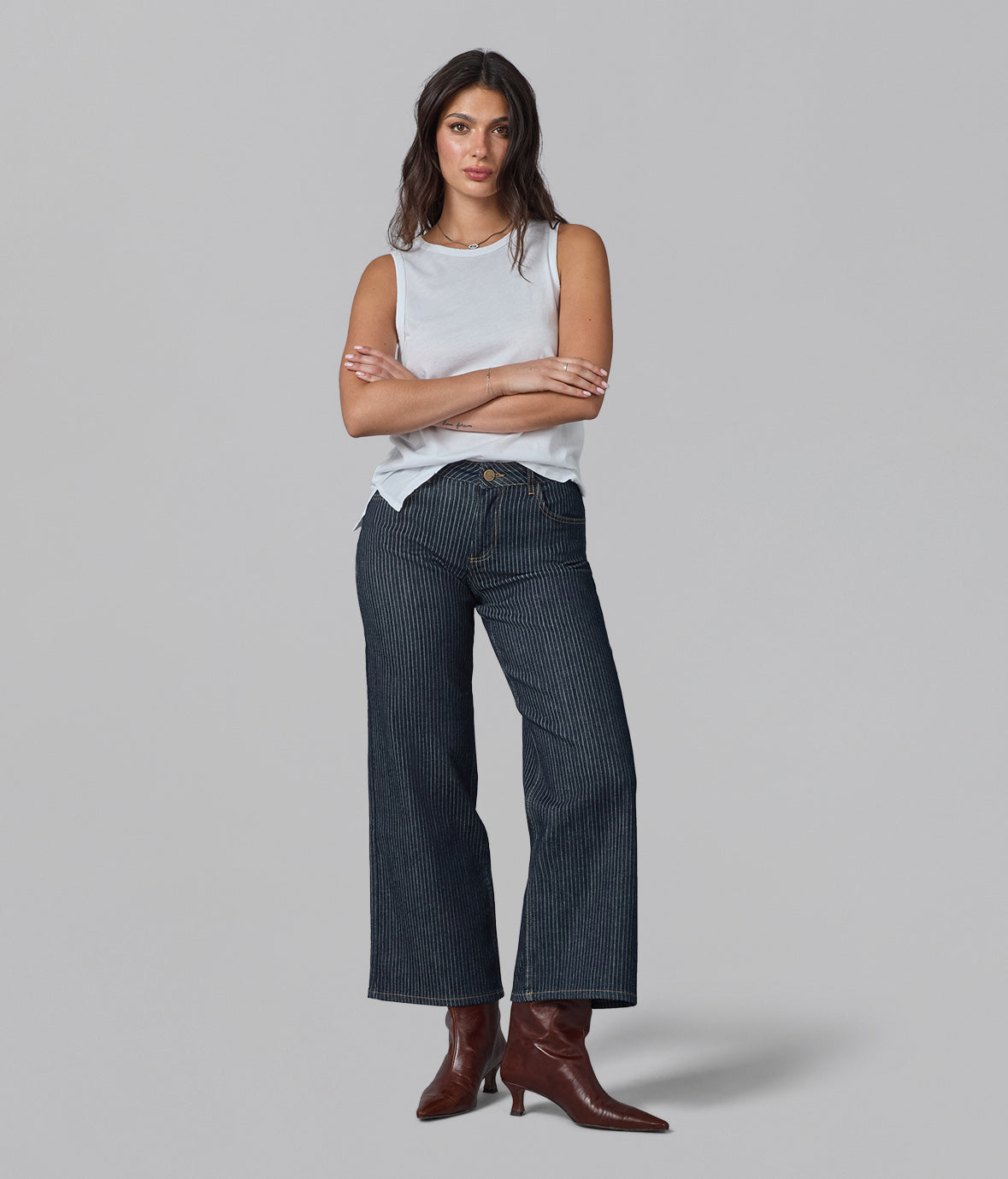 COLETTE-PSB High Rise Wide Leg Jeans