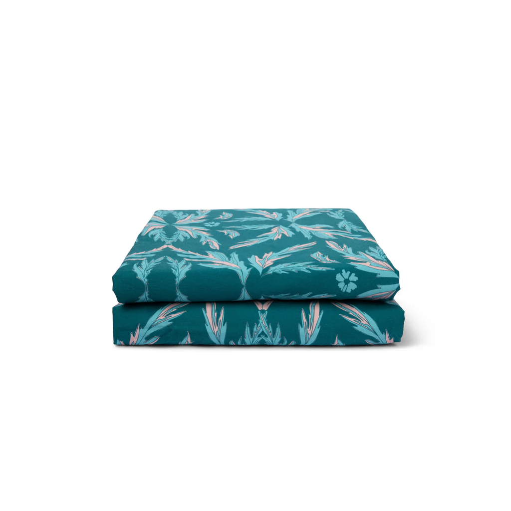 Cotton Sateen Flat Sheet - Kaleidoscope