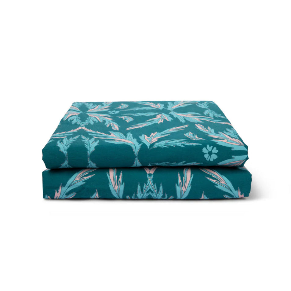 Cotton Sateen Fitted Sheet - Kaleidoscope