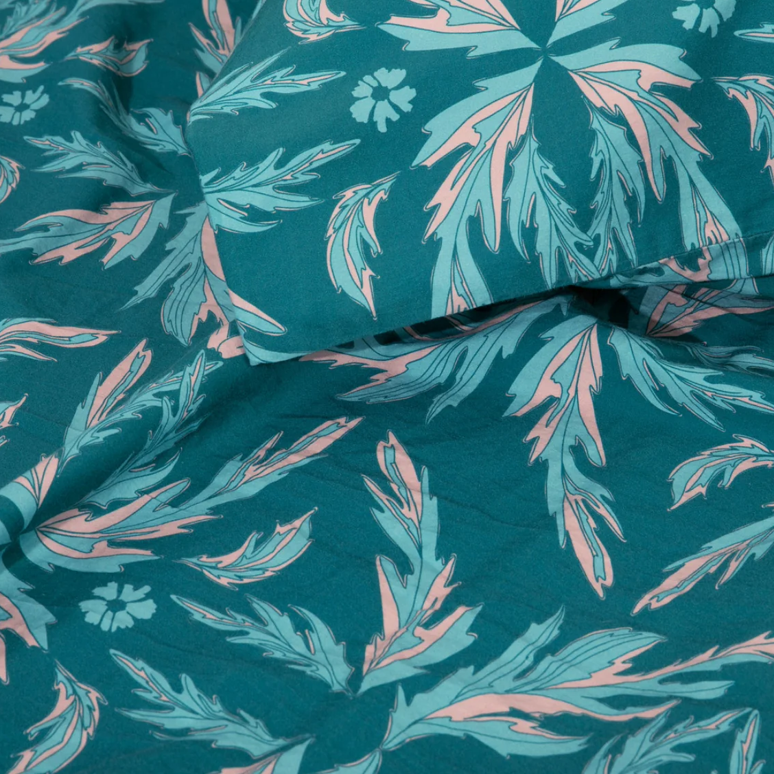 Cotton Sateen Fitted Sheet - Kaleidoscope