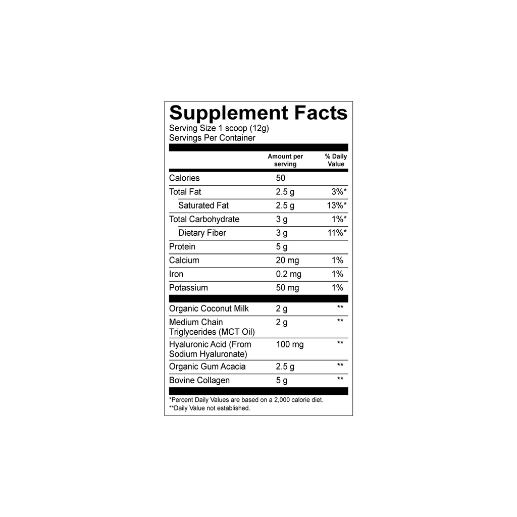 Creamer with Collagen and Hyaluronic acid, Mocha - 240g / 20-25 servings