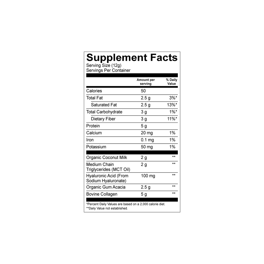 Creamer with Collagen and Hyaluronic acid, Vanilla - 240g / 20-25 servings