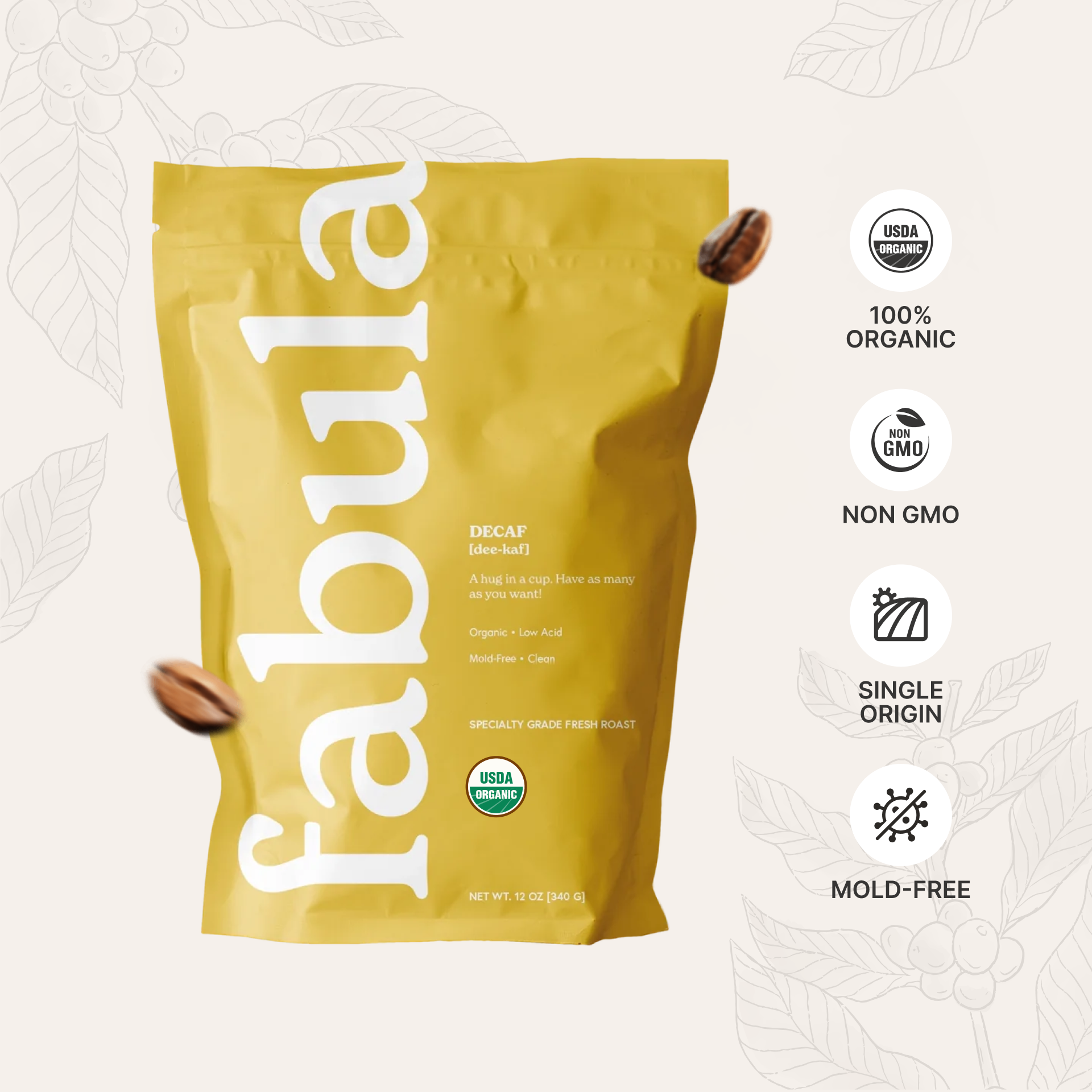 Decaf Coffee (Medium) - 12oz