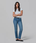 DENVER-DIS2 High Rise Straight Jeans