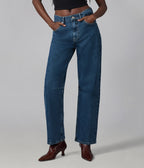 DYLAN-CSB High Rise Barrel Jeans