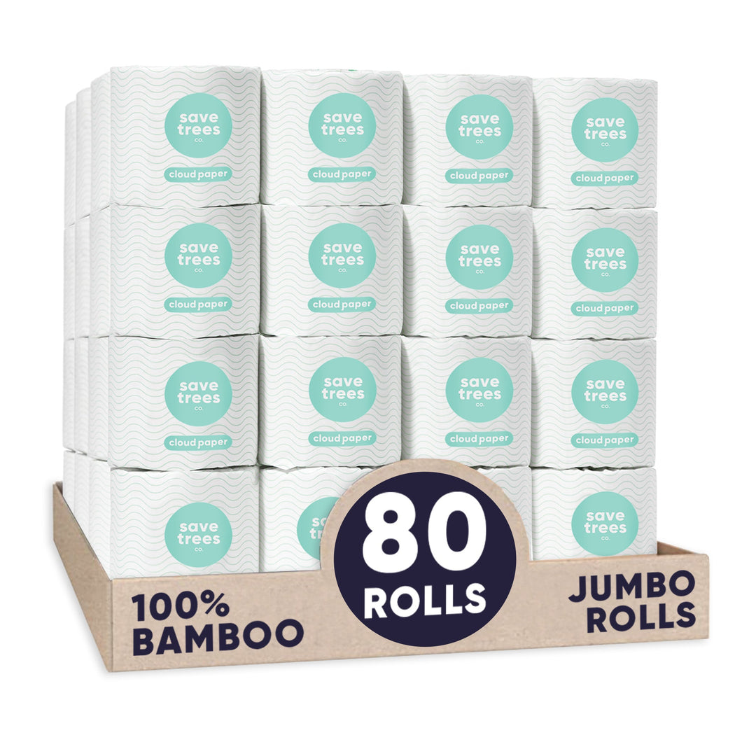 Extra-Soft Bamboo Toilet Paper in Bulk