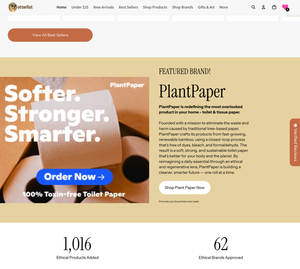 Featured Brand Spotlight + Email & Social Media Promotions