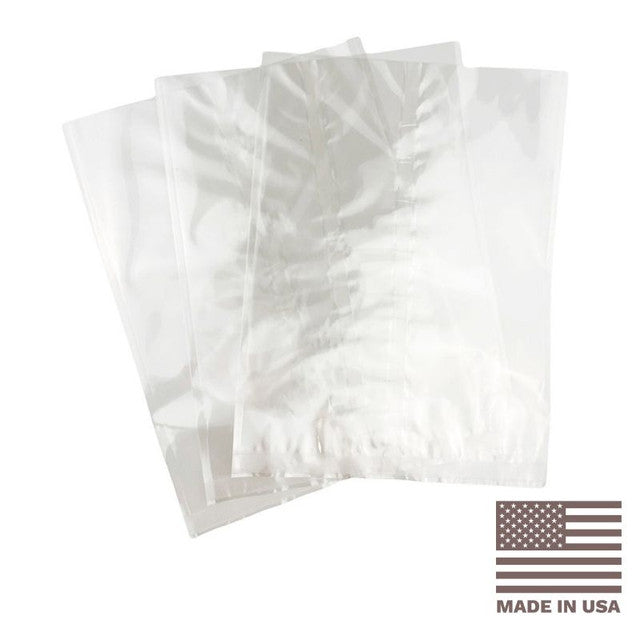 7 x 8.75" Compostable Clear Flat NatureFlex Cellophane Bags | 1,000/Case