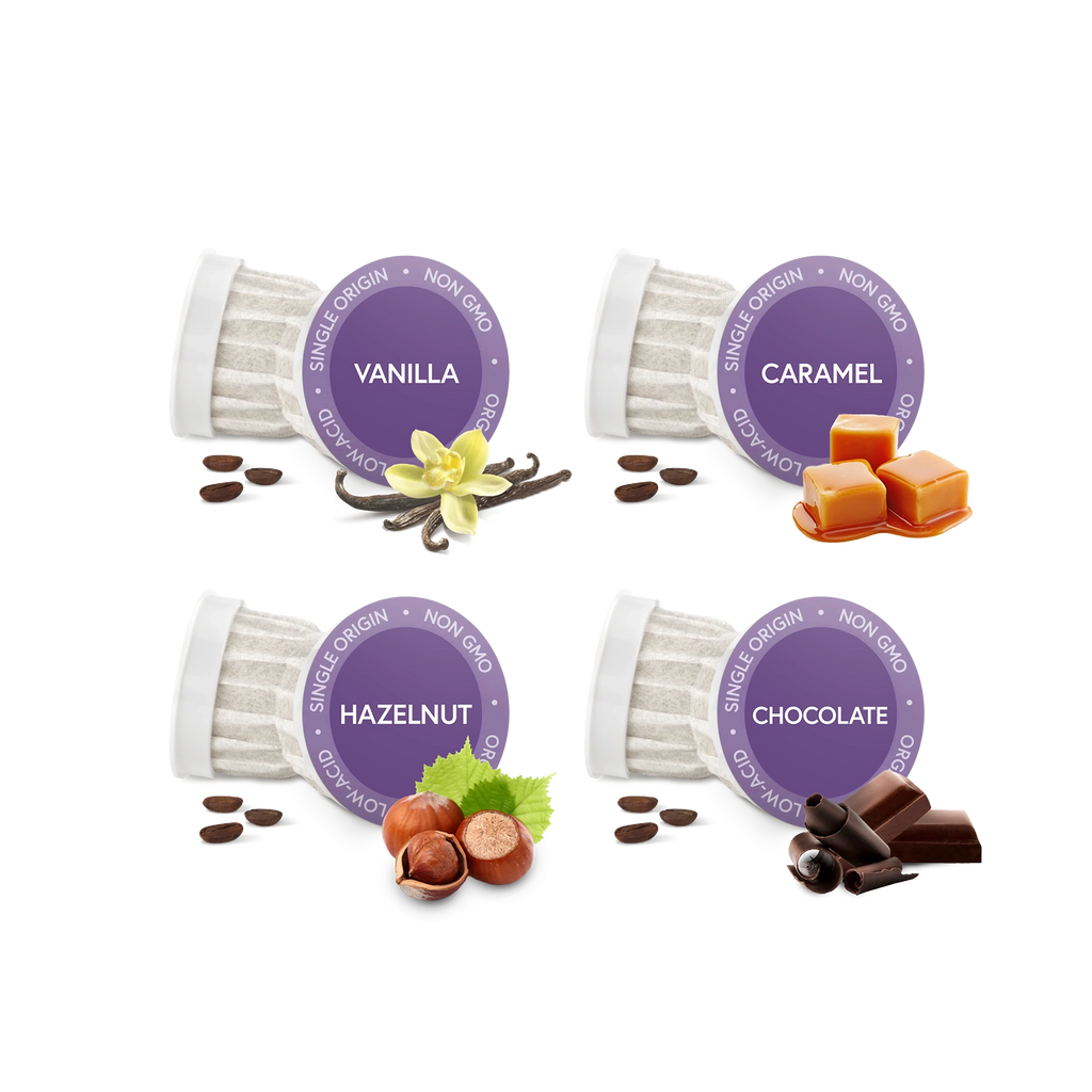 Flavored Coffee Sample Pack, Pods for K-Machine