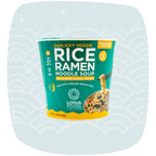 Garlicky Veggie Rice Ramen Noodle Soup with Freeze-Dried Chunky Veggies