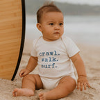 graphic bodysuit | crawl walk surf