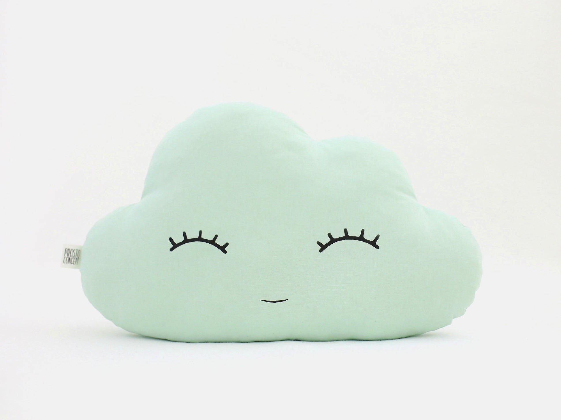 Green Mint Cloud Pillow