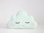Green Mint Small Cloud Pillow