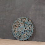 Hand Carved Mandala Wall Panel
