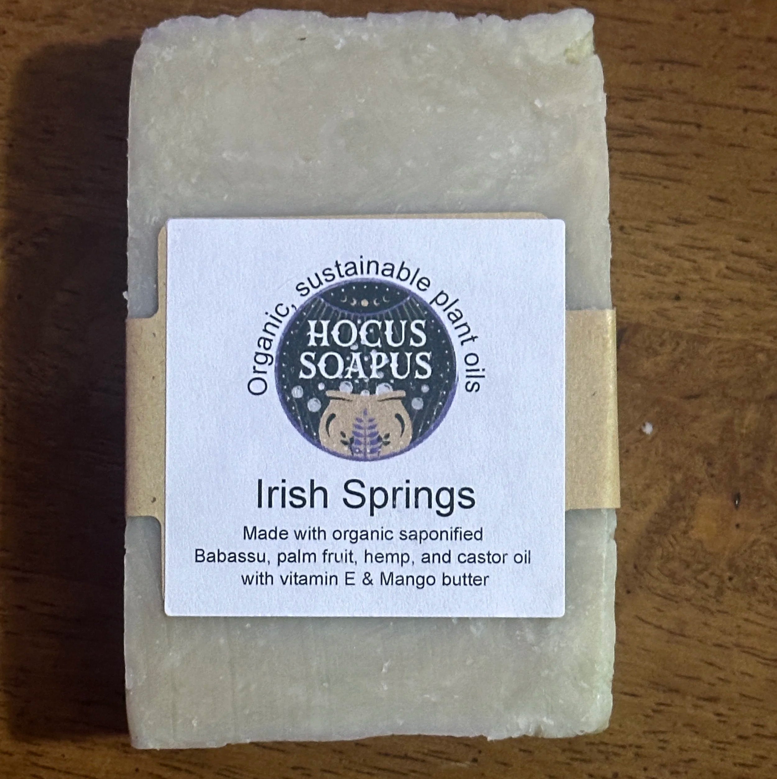 Irish Springs Type Handmade Soap