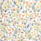 Foxy Forest Shawl Blanket