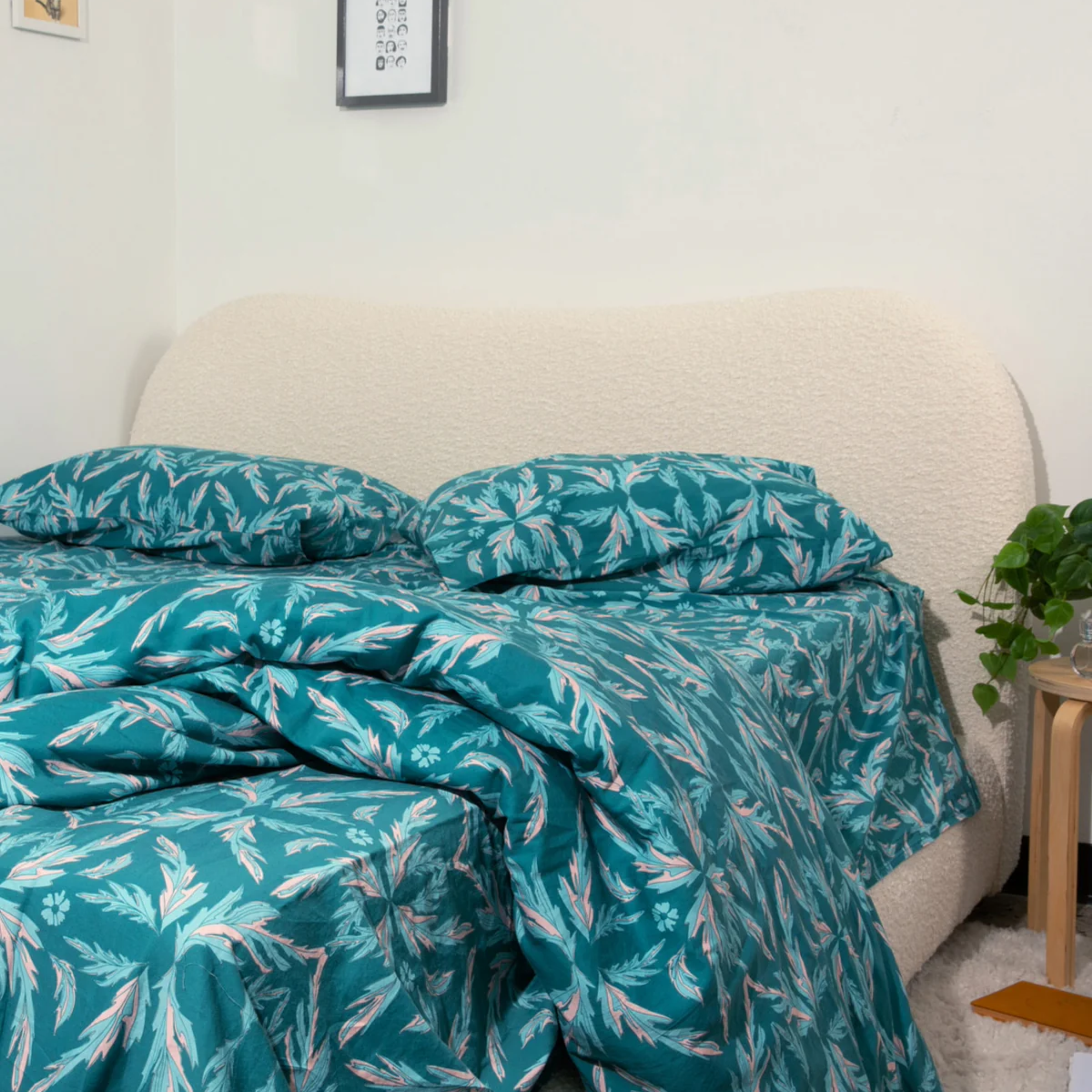 Cotton Sateen Flat Sheet - Kaleidoscope