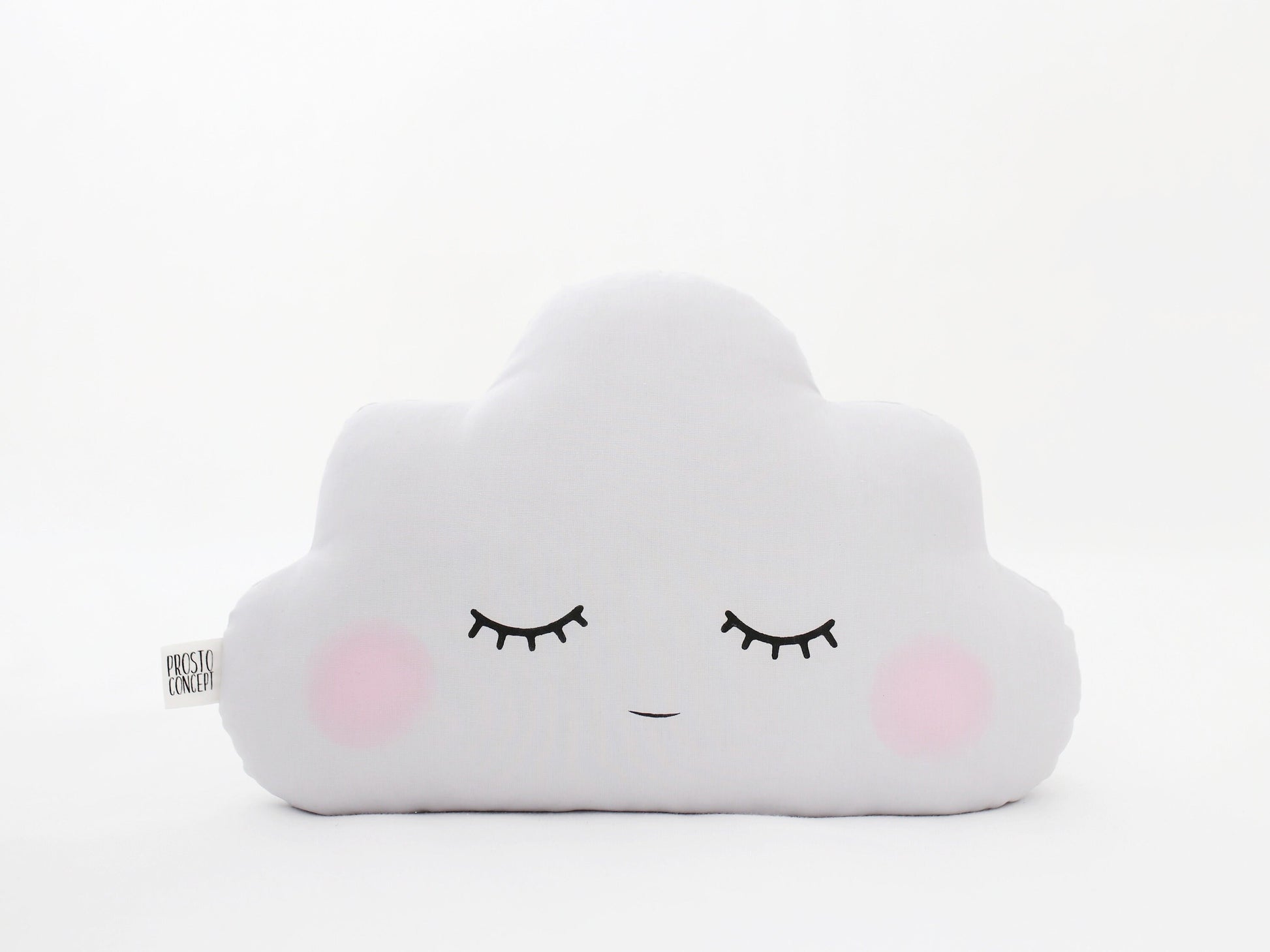 Light Gray Small Cloud Pillow