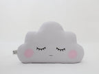 Light Gray Small Cloud Pillow