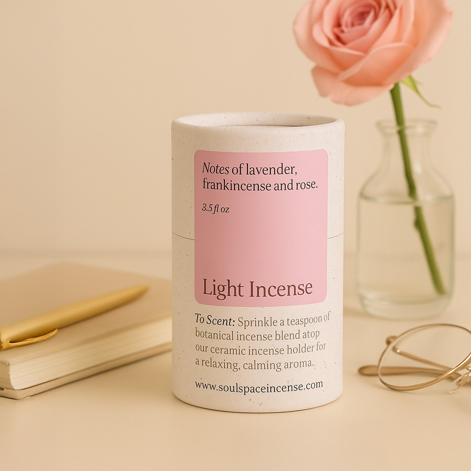 Light Incense | Frankincense & Rose