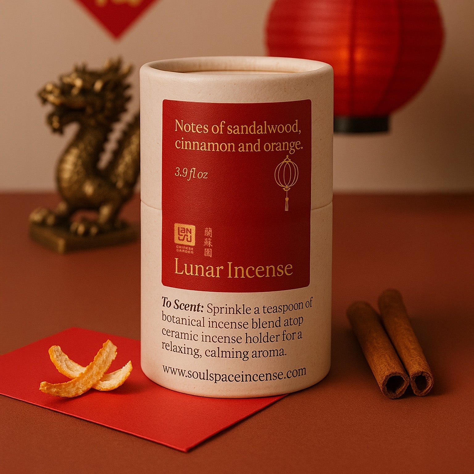 Lunar Incense | Sandalwood, Cinnamon & Orange
