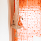 macrame toy hanging basket