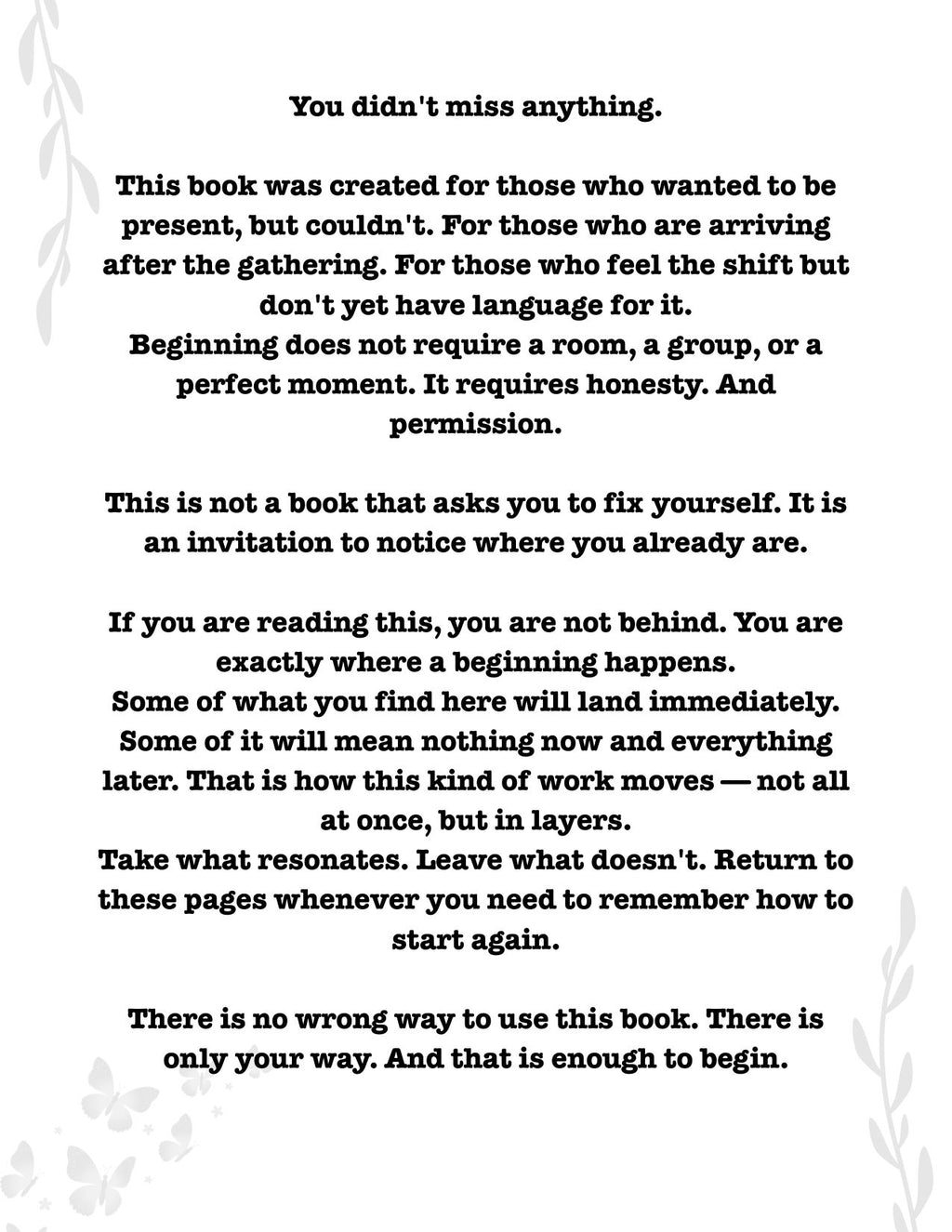 Year One: The Art of Beginning