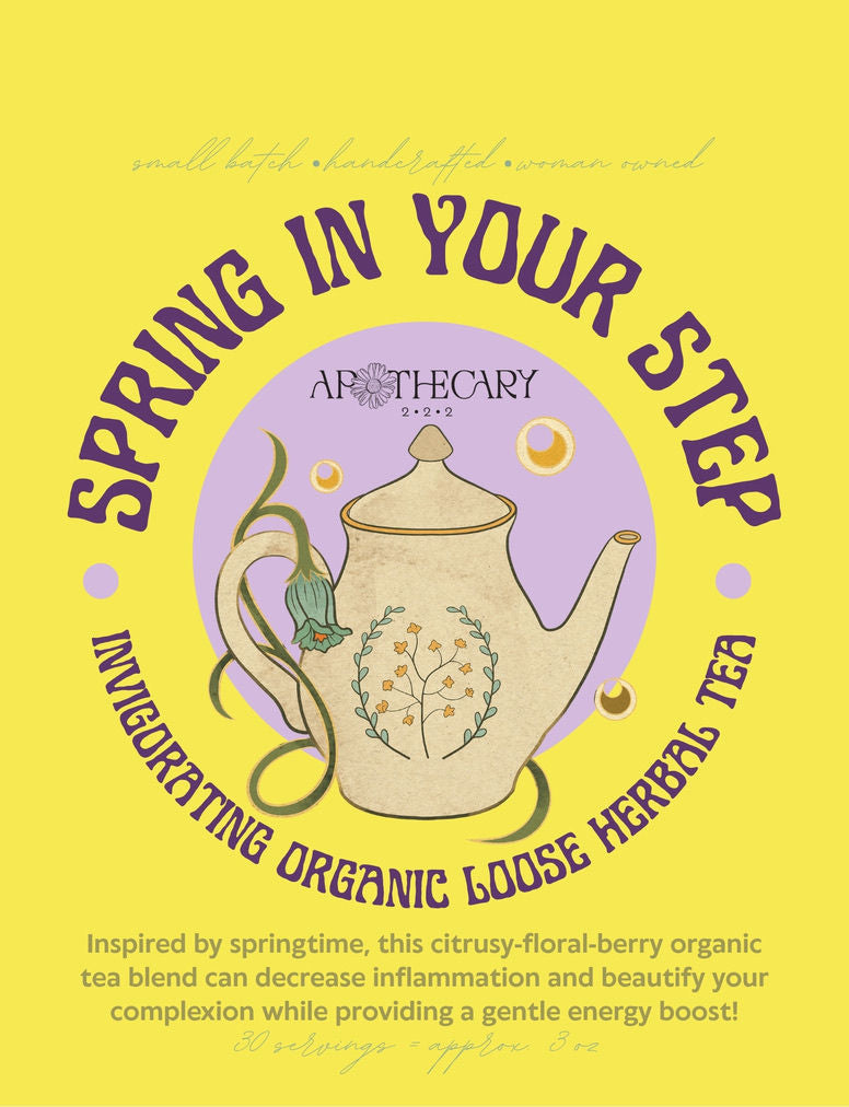 Organic Energizing Anti-inflammatory Tea Blend: Spring in Your Step