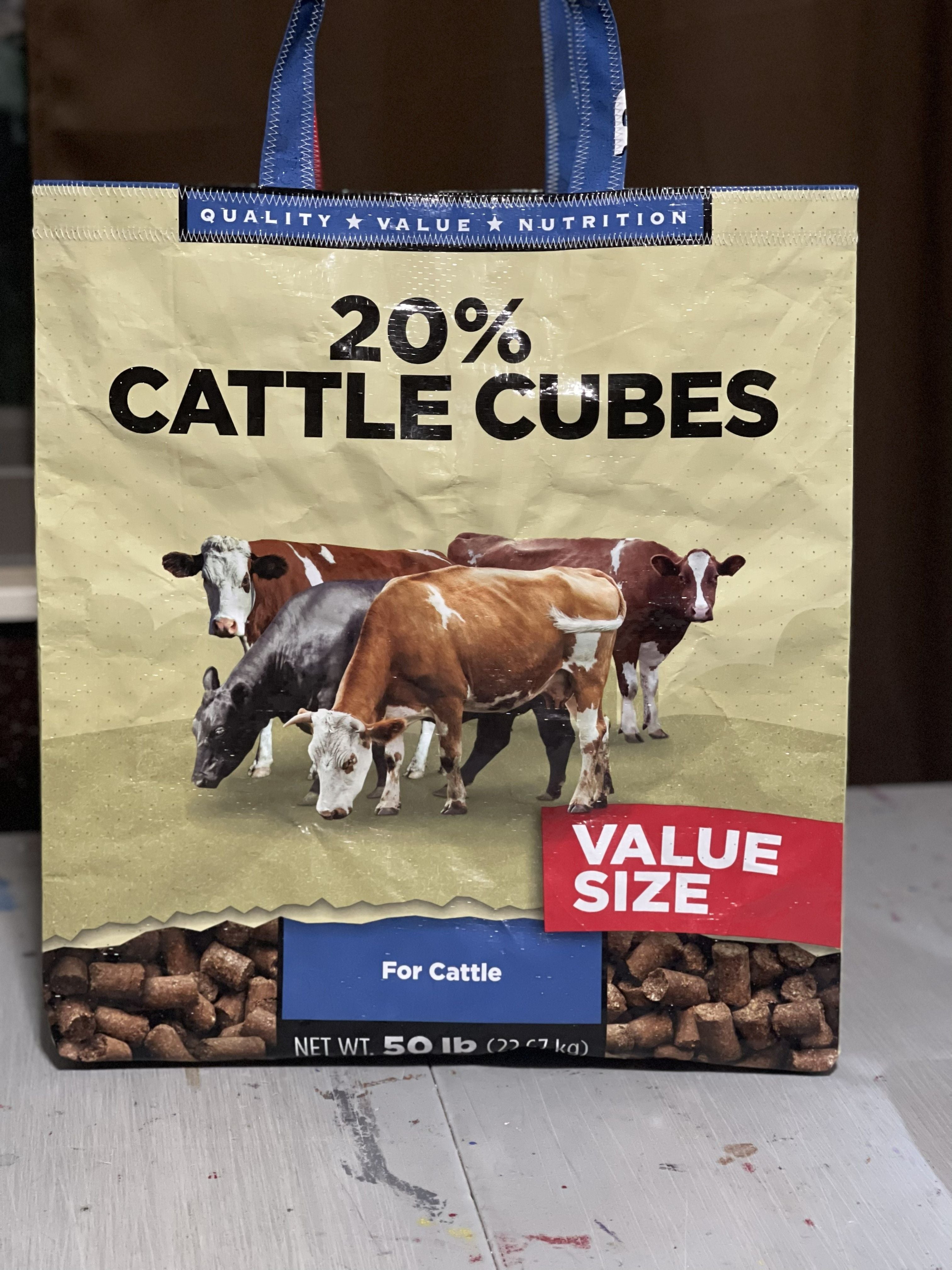Producer’s Pride 20% Cattle Cubes Tote Bag