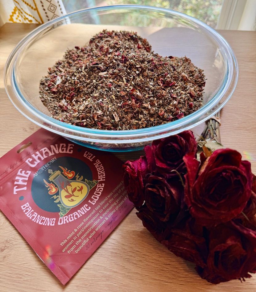 Organic Balancing Tea Blend for Perimenopause & Menopause: The Change