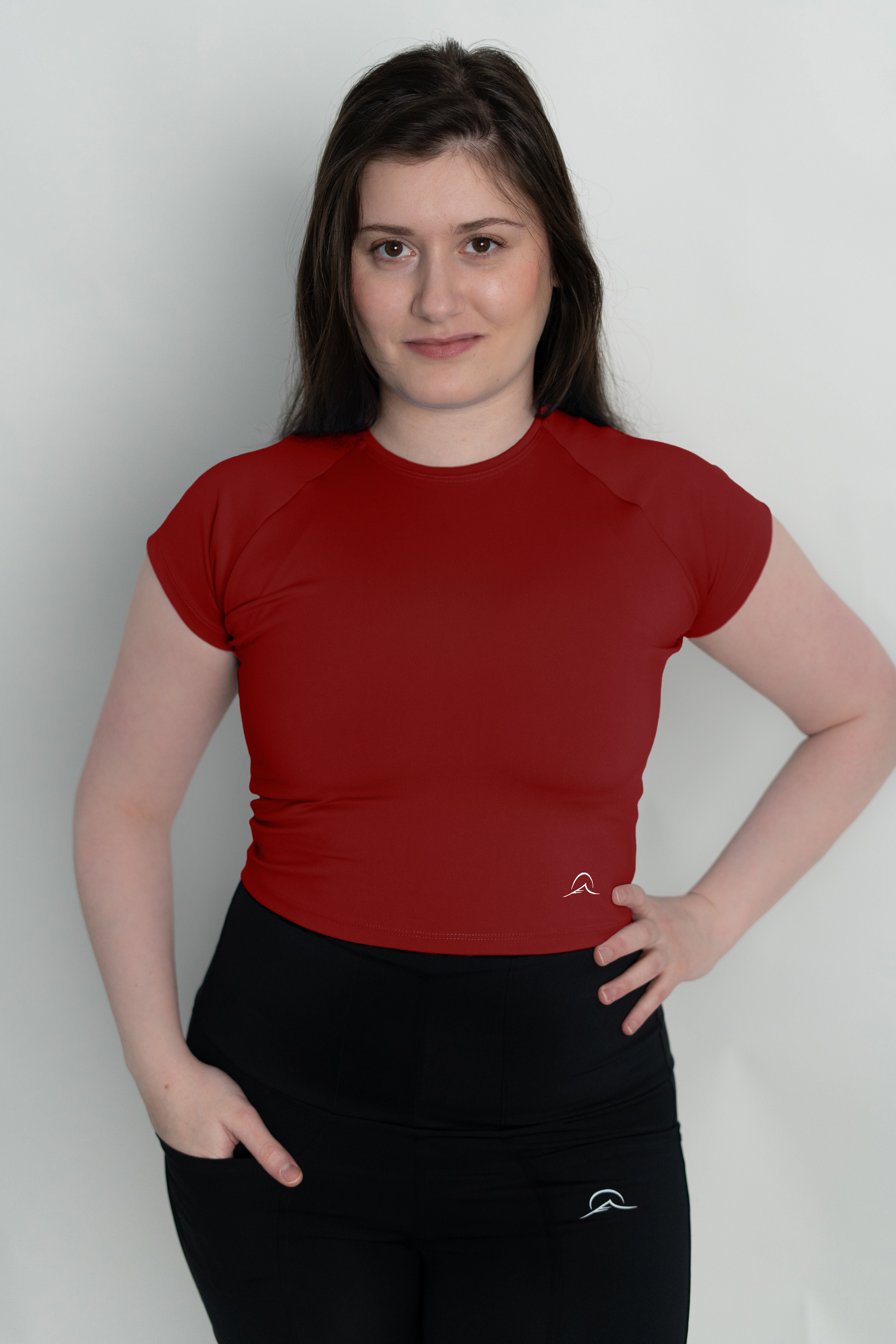 Mini Sleeves Crop Top