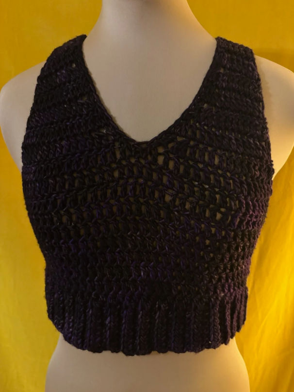 Purple Wool Vest
