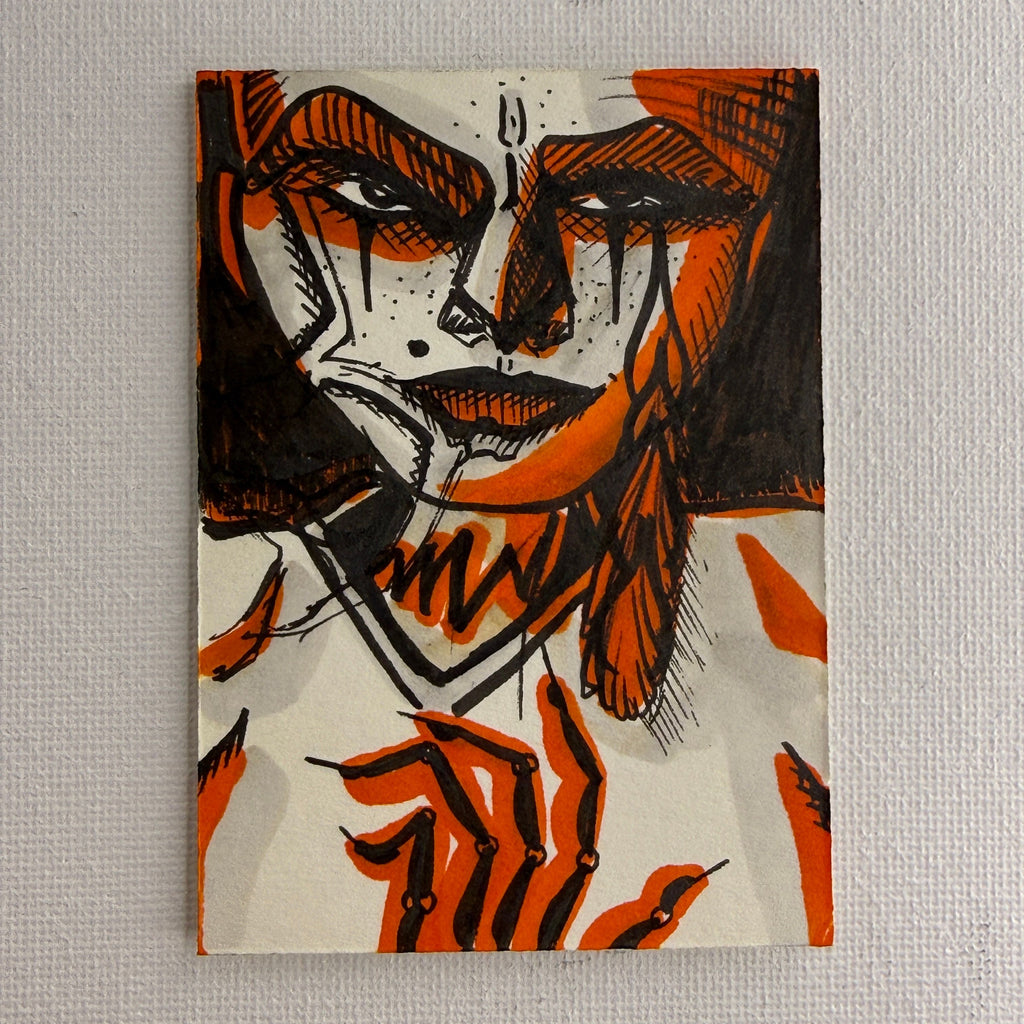 Bold and Beautiful 3.5”x2.5” Original ACEO Art made by SpazzyLass_Official