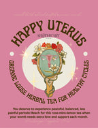 Organic Menstrual Comfort Tea Blend: Happy Uterus