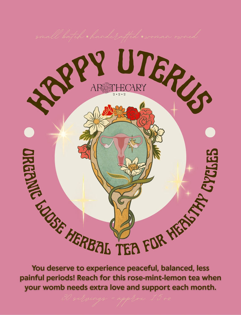 Organic Menstrual Comfort Tea Blend: Happy Uterus