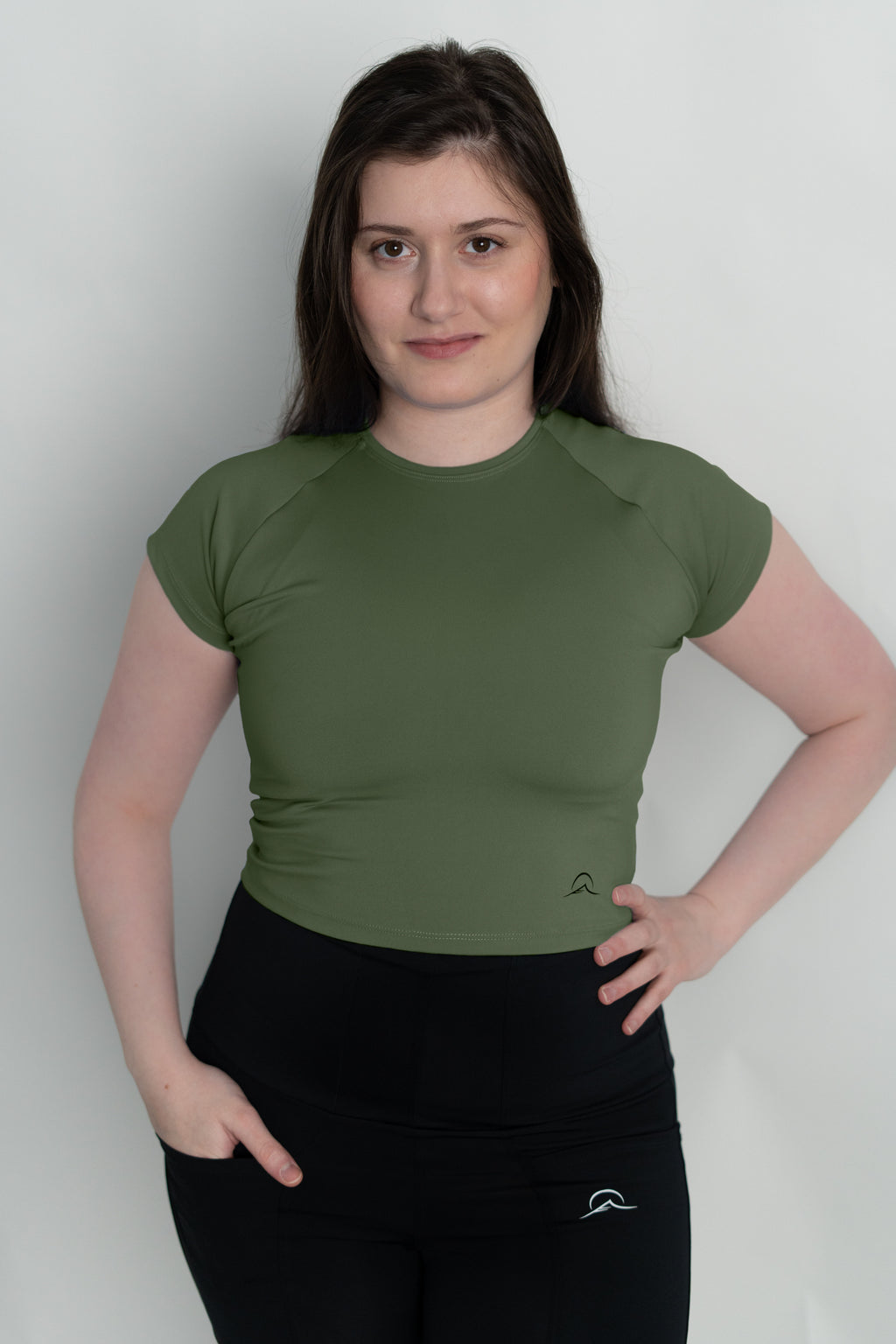 Mini Sleeves Crop Top